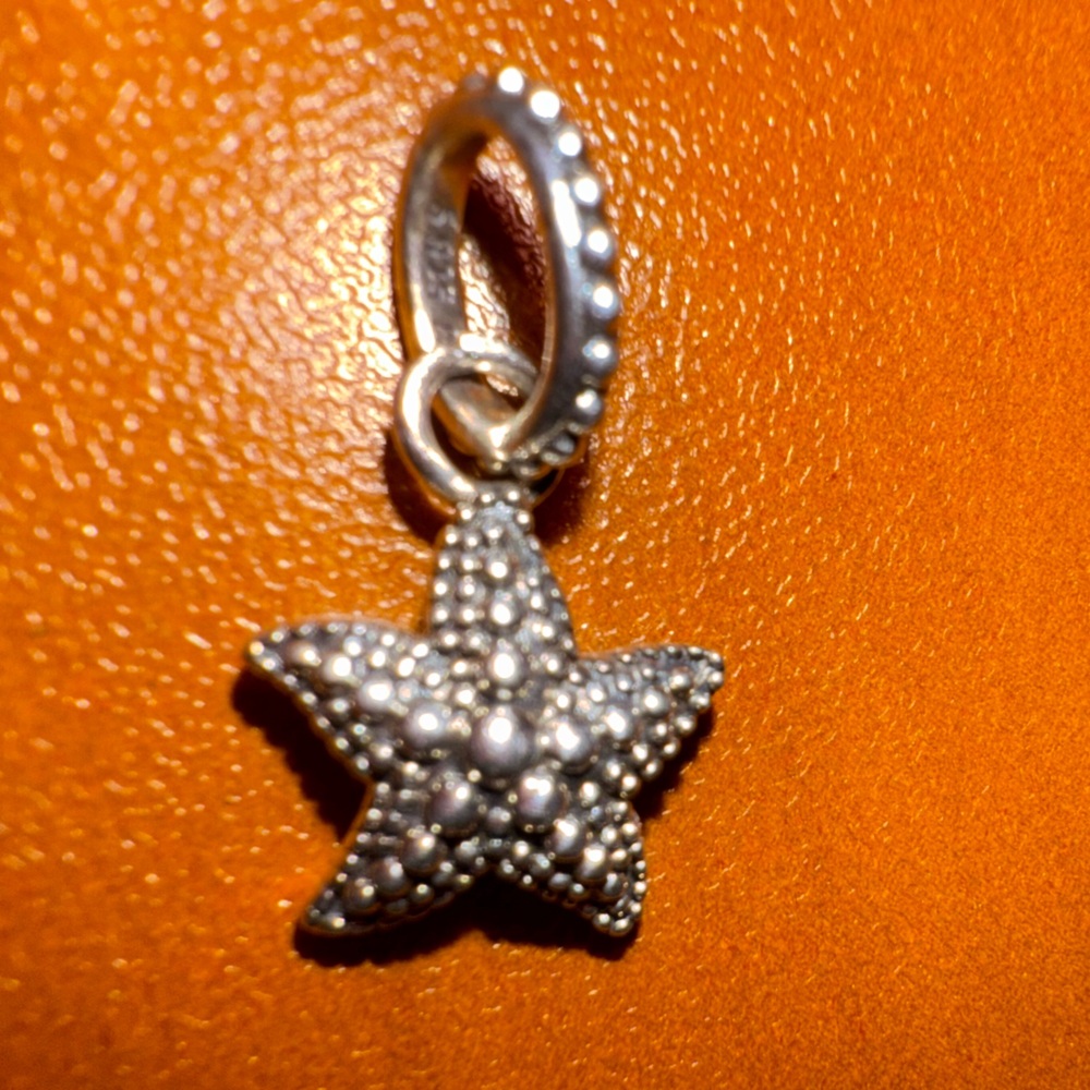 Pandora Sterling Silver Starfish Pendant